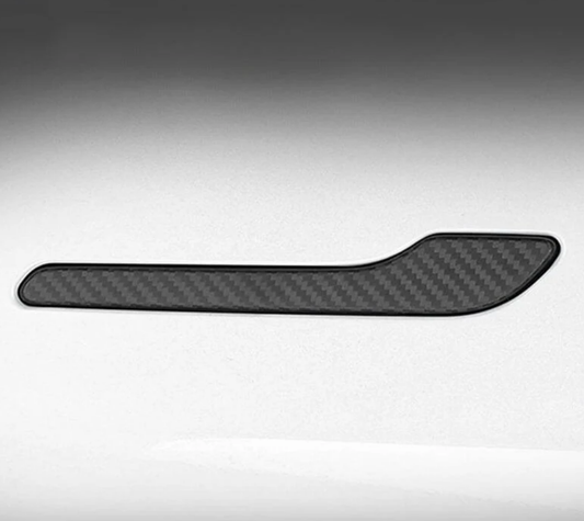 Dry Carbon Fiber Door Handle Cover For Tesla Model 3/Y (4 Pcs) (2017-2026)