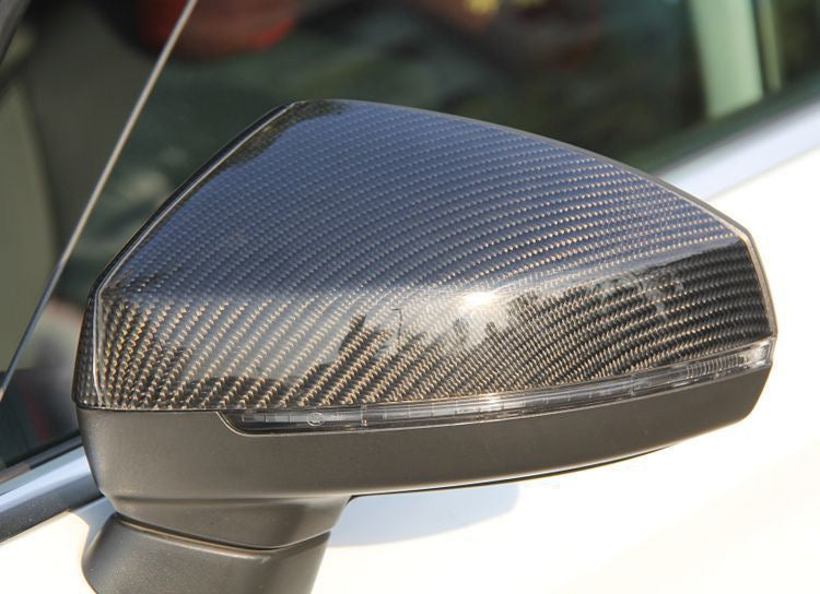 Dry carbon Replacement side mirror cover for Audi 13Y- 8V A3 S3 RS3