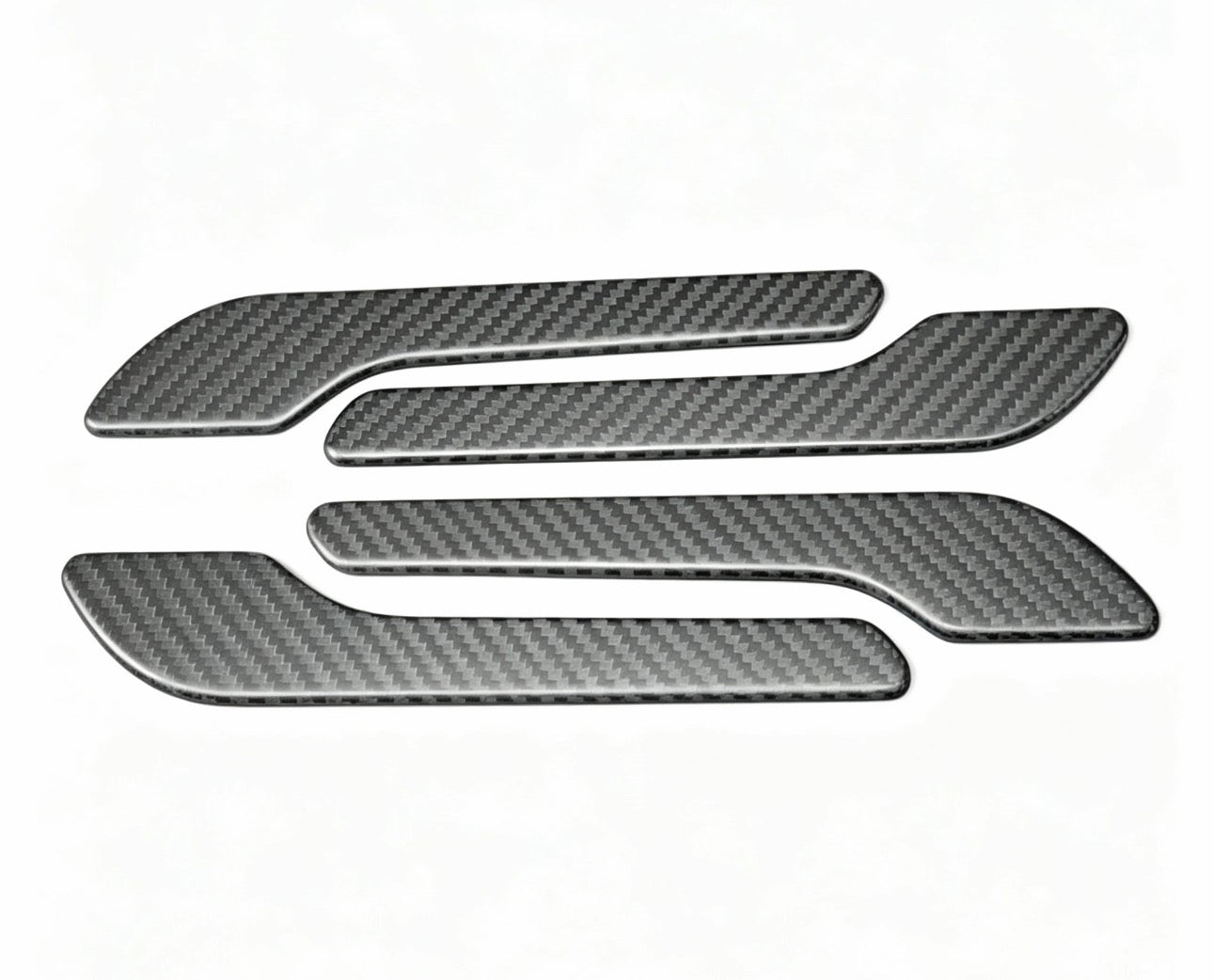 Dry Carbon Fiber Door Handle Cover For Tesla Model 3/Y (4 Pcs) (2017-2026)