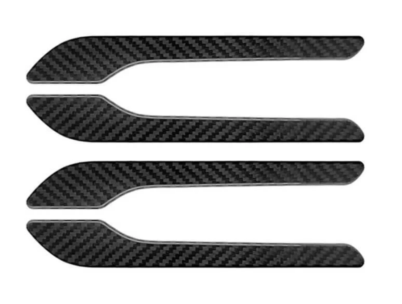 Dry Carbon Fiber Door Handle Cover For Tesla Model 3/Y (4 Pcs) (2017-2026)