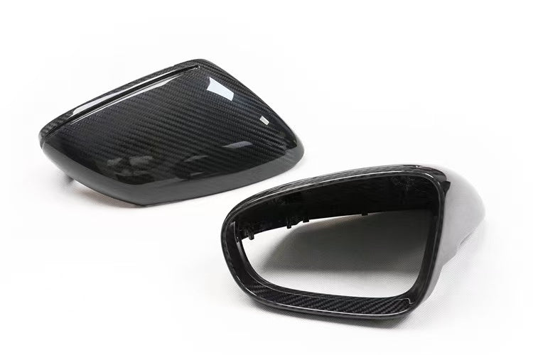 Dry Carbon Fiber Replacement Mirror Caps for Pors 911 992 Taycan