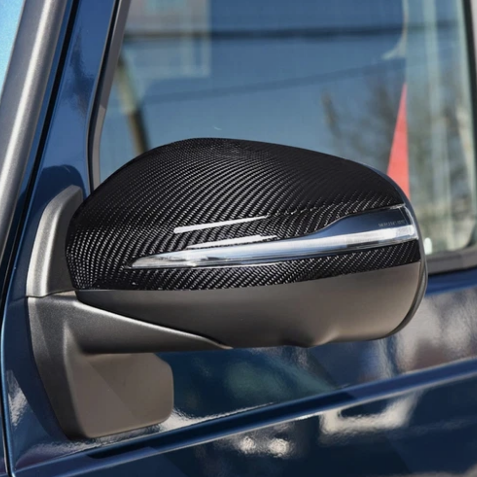 Replacement Dry carbon W464 W465 Side mirror cover 3K W463A High quality