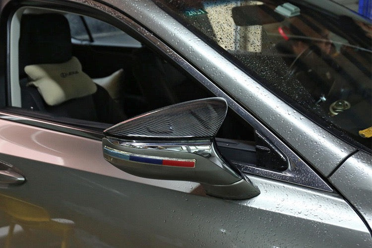 Carbon fiber Replacement side mirror cover for Lexus 2020+ ES IS LC UX LHD car only