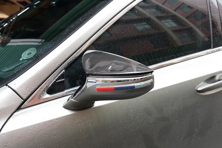 Carbon fiber Replacement side mirror cover for Lexus 2020+ ES IS LC UX LHD car only