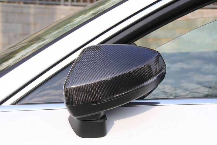 Dry carbon Replacement side mirror cover for Audi 13Y- 8V A3 S3 RS3