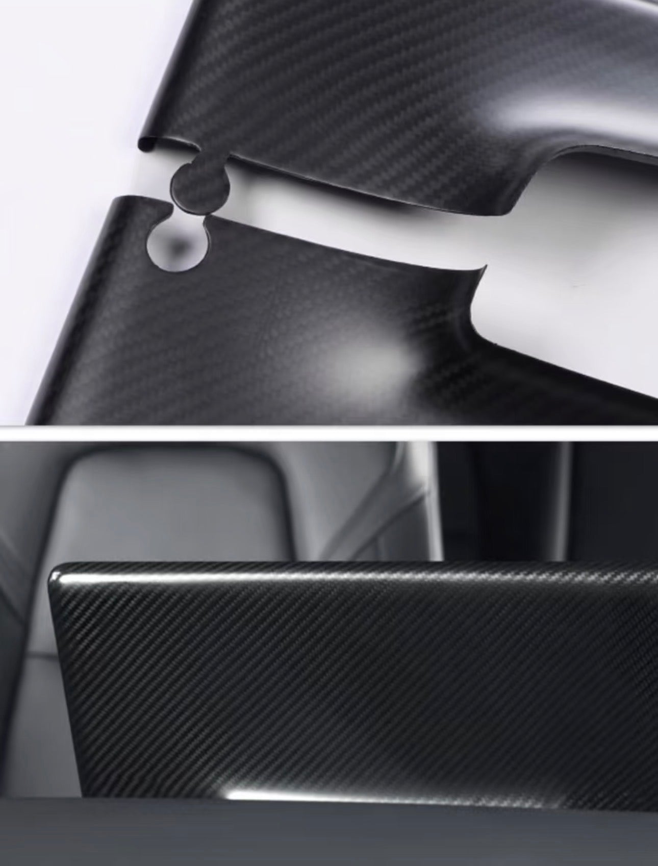 [Real Carbon Fiber]Screen frame for new 2026 Tesla Model Y/Model 3
