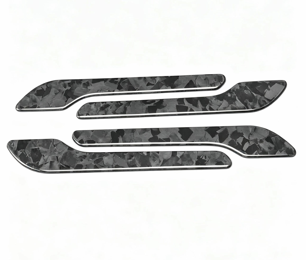 Dry Carbon Fiber Door Handle Cover For Tesla Model 3/Y (4 Pcs) (2017-2026)