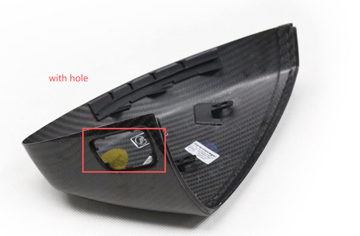 Dry carbon Replacement side mirror cover for Audi 13Y- 8V A3 S3 RS3