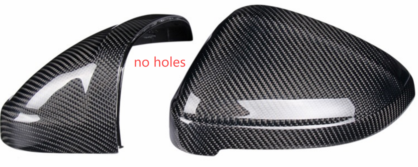 Carbon Replacement side mirror cover for Audi A4 A4L RS4 A5 S5 RS5 B9