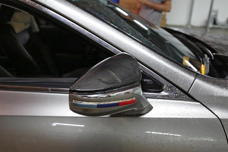 Carbon fiber Replacement side mirror cover for Lexus 2020+ ES IS LC UX LHD car only